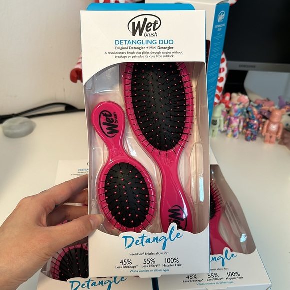 Wet Brush detangling duo original & mini brush - Set of 4 - Picture 3 of 4